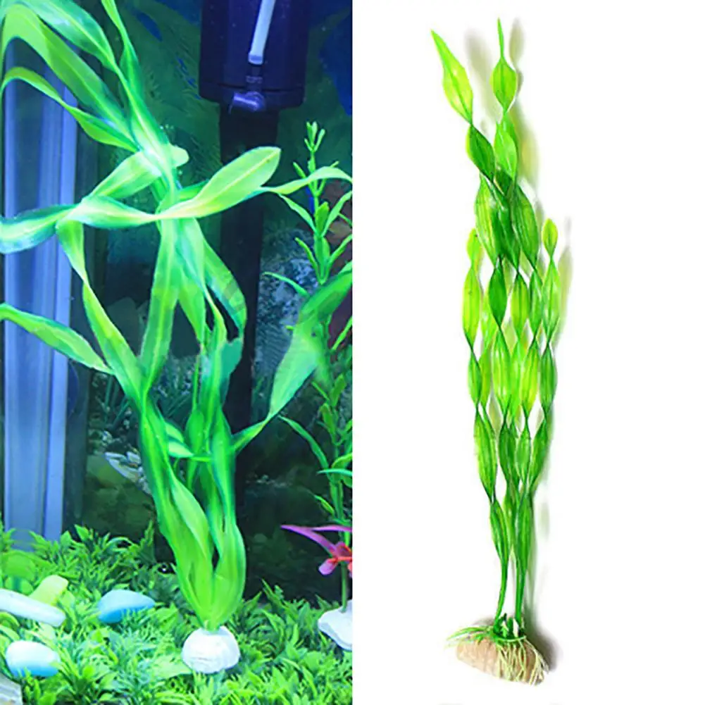 

HOT SALES!!! 11 Inch Plastic Aquarium Fish Tank Decor Artificial Green Grass Water Weed Plant Simulation Landscaping Decor