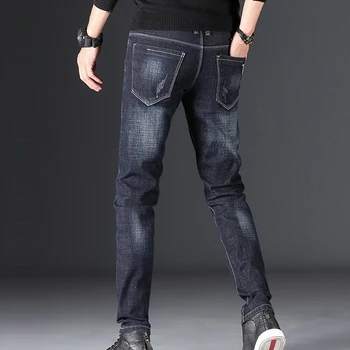 

EVES NEW Arrival men's Jogger jeans Homme Size 28-36 clothing Men stretch denim Trousers male Stonewash gray slim Fit pants