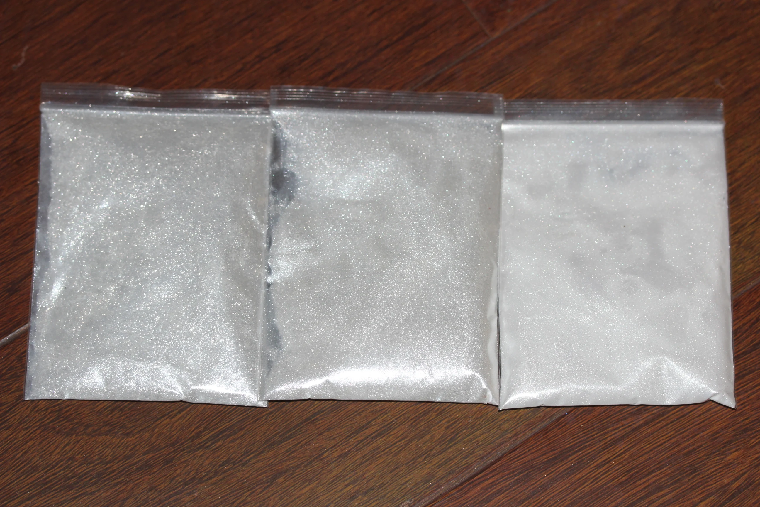 Серебристо белая блестящая Алмазная вуаль свободная пудра для лица и тела