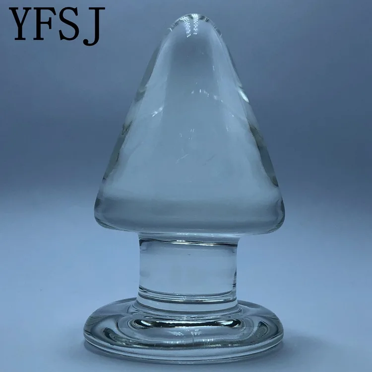 10060mm 299g Large Crystal Butt Plug Vagina Ball Big Pyrex Glass Anal