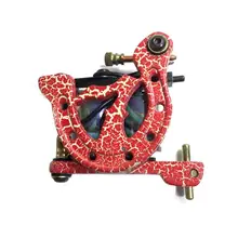 Профессиональная Тяжелая татуировочная машина загробная таможня Утюги(пистолет) Красный Crackle татуировки пистолет liner shader