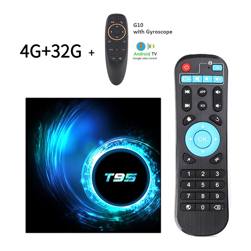 ТВ-приставка Android 10,0 Allwinner H616 Четырехъядерный 4 ГБ ОЗУ 32 Гб 64 Гб Wifi 6K Smart Android медиаплеер T95 PK s905x3 телеприставка