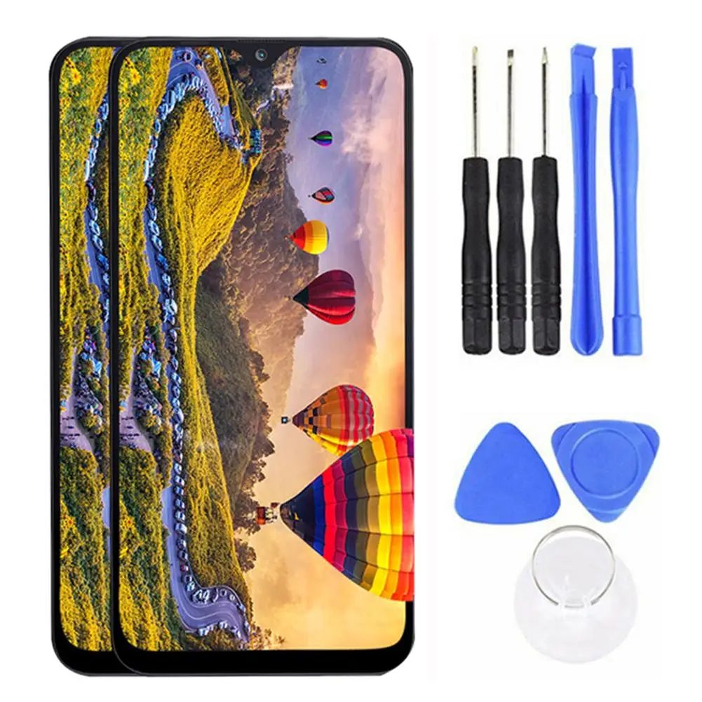 Для Samsung Galaxy A10 сенсорный экран A105 A105F SM 2019 ЖК дигитайзер в сборе с рамкой запасные