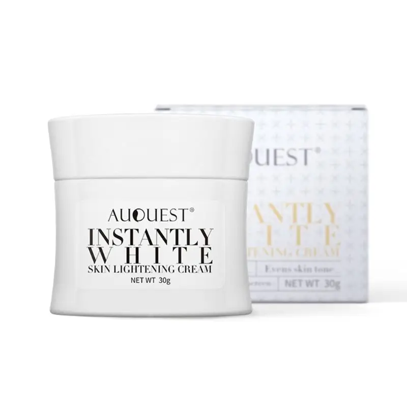 AuQuest Moisturizing Cream Instantly White Skin Lightening Brightening Evenly Complexion Waterproof Lazy Soothing | Красота и