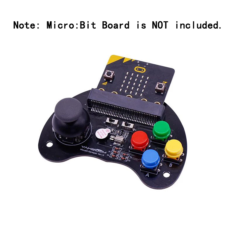 Robot de Control remoto de coches de mando para juegos de consola de adaptación de placa de expansión para la BBC Microbit V2 (Micro:bit no incluir)