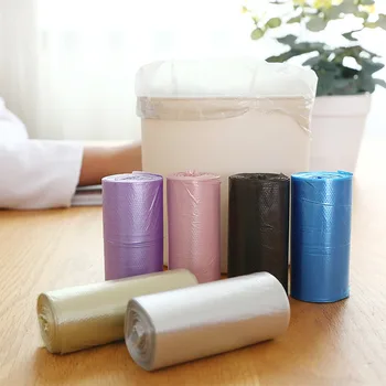 

Thick Desktop Small Number Garbage Bag Car Mounted Household One-Time Color Mini Trash Can Plastic Garbage Bag 4-Volume