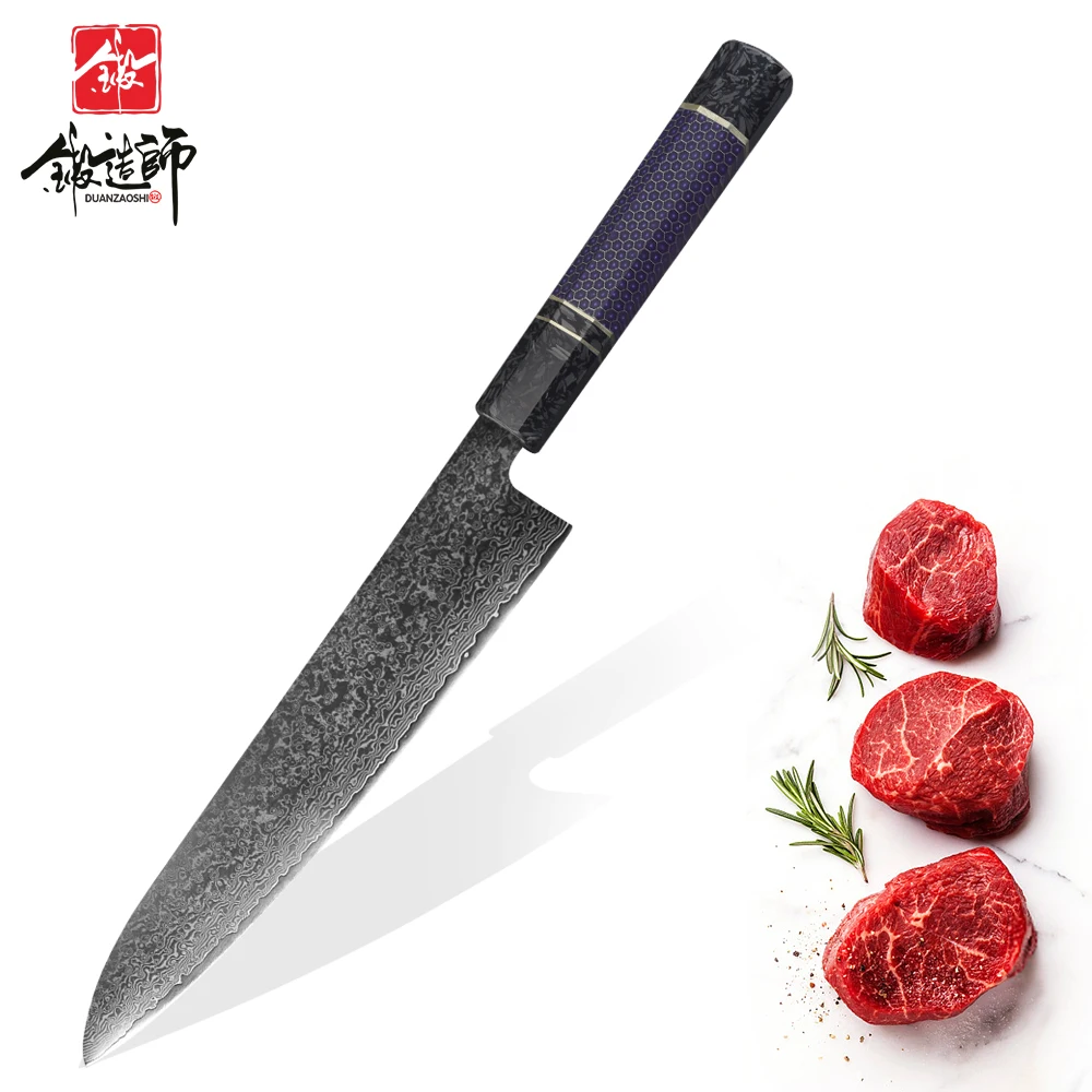 

Damascus steel kitchen knife VG10 67 Layer Kitchen Knives chef knife japanese kitchen knive slicing blade fish knife