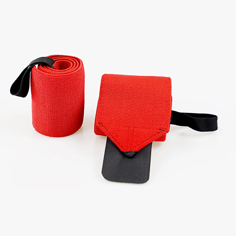 pair-red Скамья пресс слинг Тяжелая атлетика поддержка запястья увеличивающий силу скамья пресс локоть фитнес для тренажерного зала тренировочные Powerlifting - Цвет: pair-red
