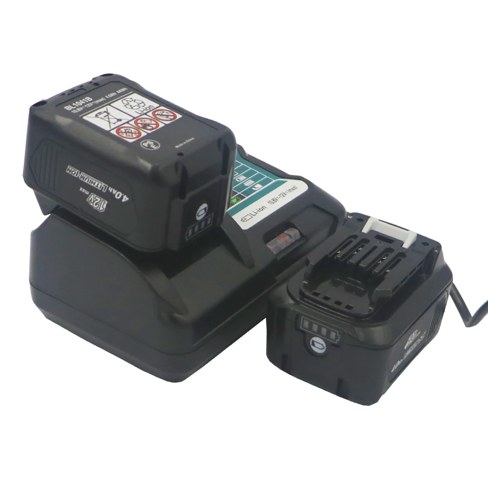 Аккумулятор и зарядное устройство 10 8 В 12 4000 мА/ч а/ч для makita DC10WD BL1015 BL1016 BL1021B BL1041B