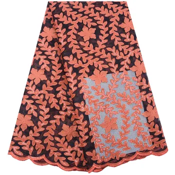 

Hot Sale African Lace Fabric High Quality 2020 French Sequined Lace Fabric For Party Nigerian Dry Lace Clothes A1828