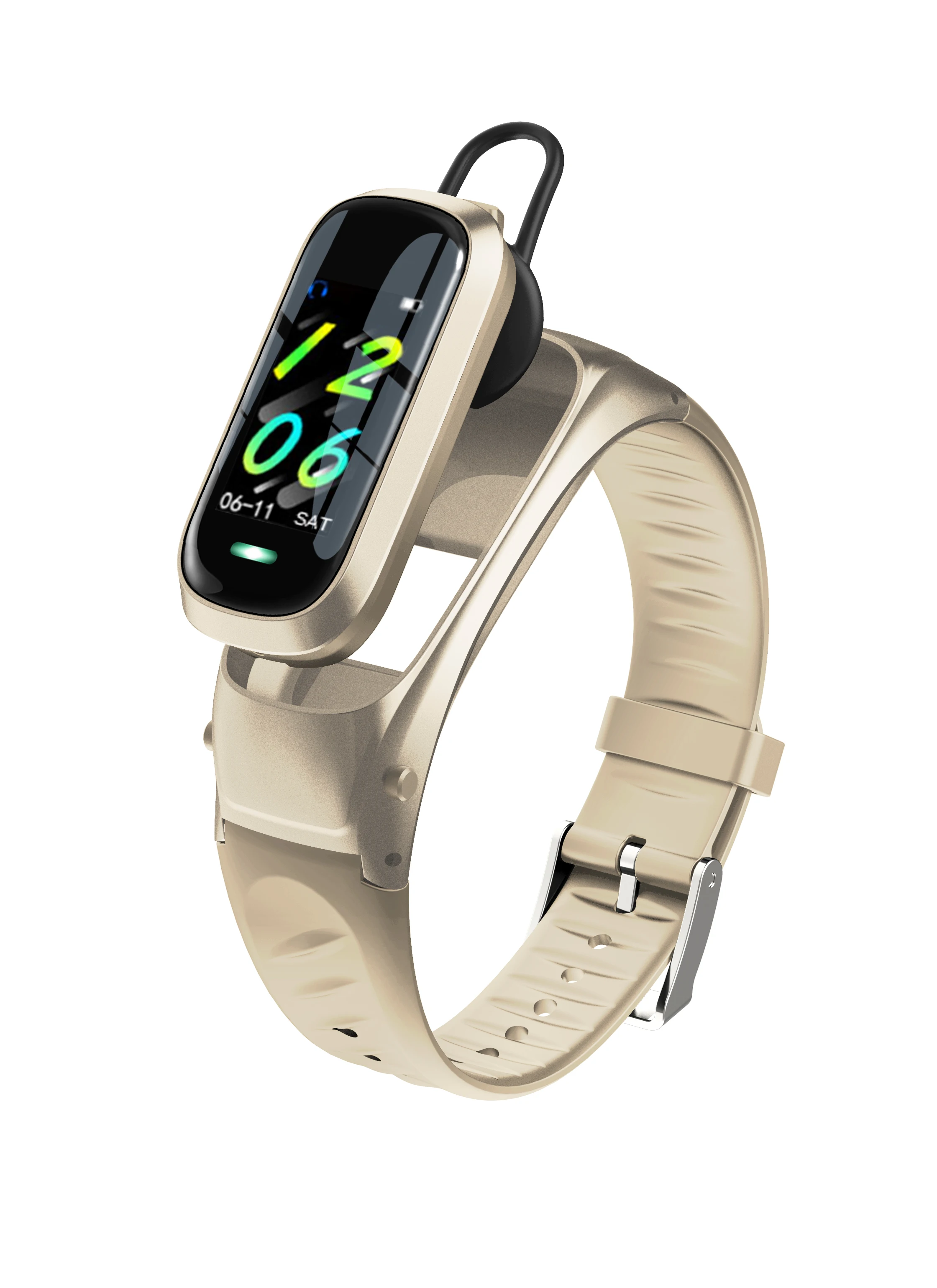 

B9 2019 latest Smart Earphone Watch CALL Answering IP67 Waterproof Blood Pressure Measurement for Android iOS Smart Bracelet