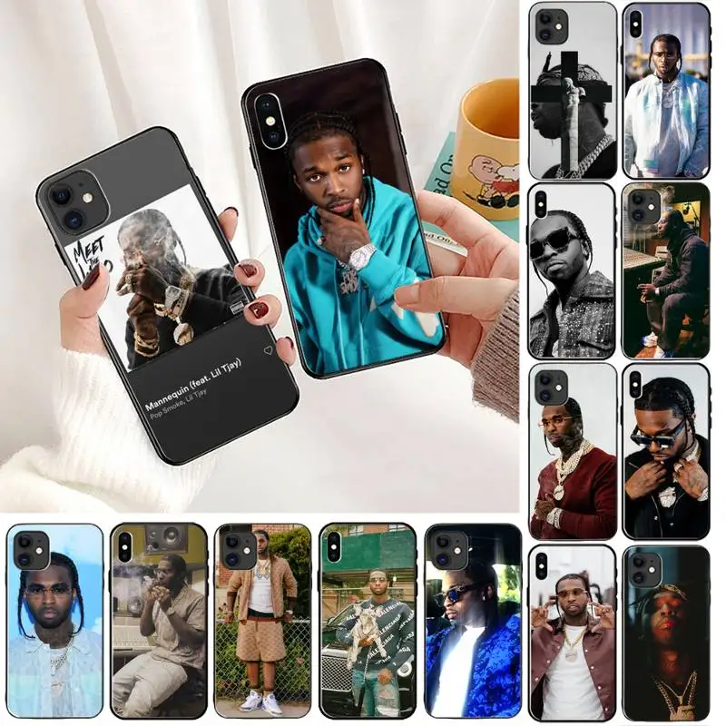 TOPLBPCS Rapper Pop Smoke чехол для телефона iPhone 5 5s SE 11 8 7 6 6S Plus plus X XS MAX 5S XR Pro max 2020|Бамперы| |