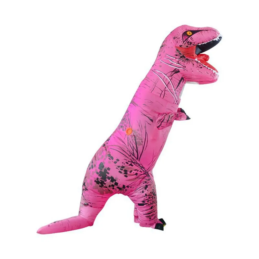 Забавный надувной костюм динозавра на Хэллоуин, надувной костюм тираннозавра, косплей, одежда для сцены - Цвет: adult