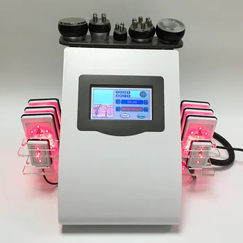 

40K Cavitation Ultrasonic Weight Loss Beauty Machine 6 in 1 vacuum cavitation lipolaser body slimming device