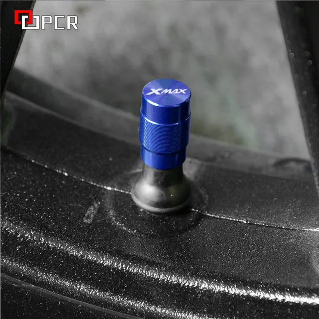 XMAX Motorcycle Tyre Valve CNC Aluminum Tire Air Port Stem Cover Cap Accessories for Yamaha XMAX