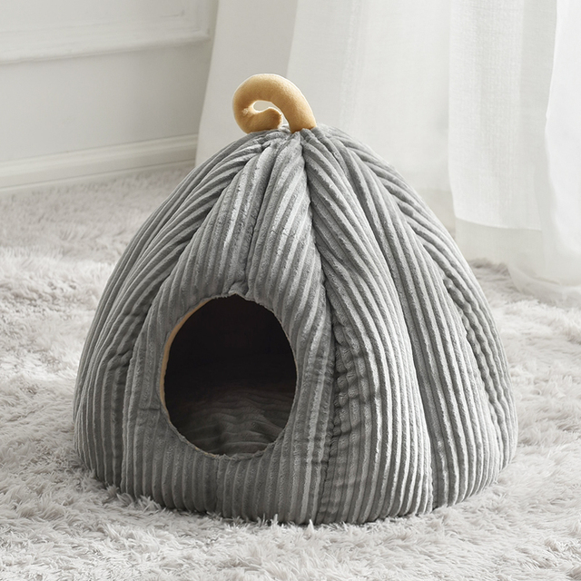 Sell Cat Bed Warm Pet Basket Cozy Dog House Kitten Lounger Cushion Cat House Tent For Small Dog Mat Washable Cave Pets Beds