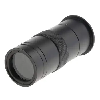 

100X Digital Industrial Microscope Camera BNC AV TV Video Zoom C-Mount Lens Zoom Eyepiece Magnifier Lens