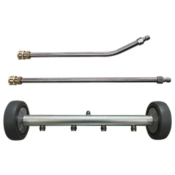 

16inch Undercarriage Cleaner Under Car Pressure Washer Dual Purpose Vehicle Boat Sidewalks Stainless Steel Driveways Dirt Remove