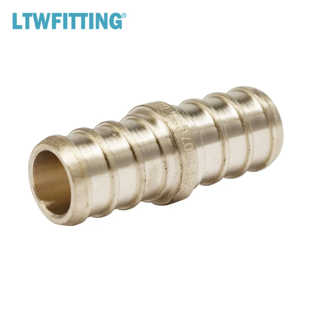 Латунный обжимной фитинг LTWFITTING PEX 1/2 дюйма бессвинцовая муфта PEX|crimp fitting|brass fittingspex