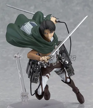 

WZP PONG Attack On Titan Mikasa 203# Eren 207# Levi 213# Figurine Dolls Toys PVC Action Figure Model Toy Kids Gift
