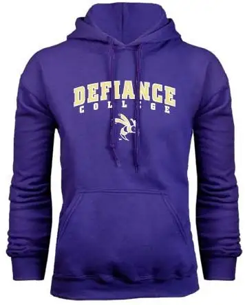 Defiance фиолетовая флисовая толстовка arched College Унисекс Мужская Женская | одежда