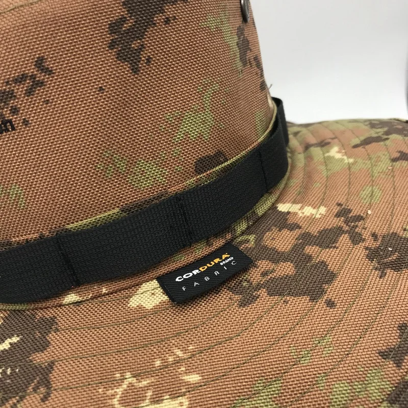 Мультикам Тактический страйкбол Снайпер Cordura камуфляж ведро Boonie шапки непальская шапка SWAT армии Панама Военная Водонепроницаемая шляпа