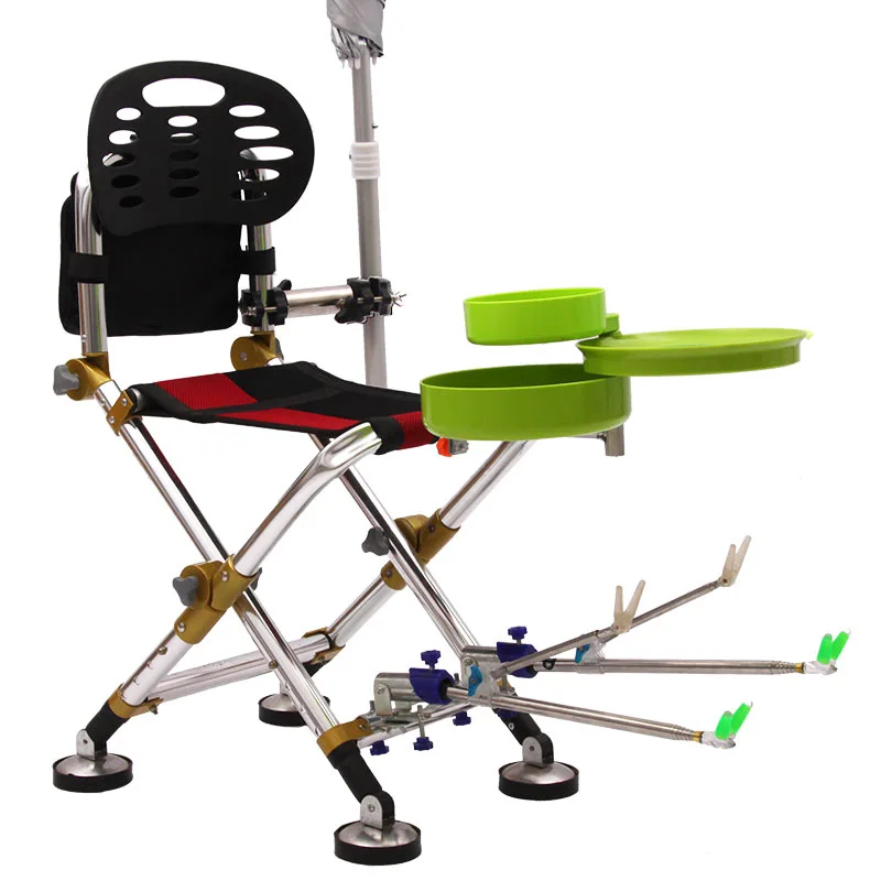 

X01 Outdoor Multifunctional folding portable fishing chair tackle fishing chair Fishing accessories fishing supplies