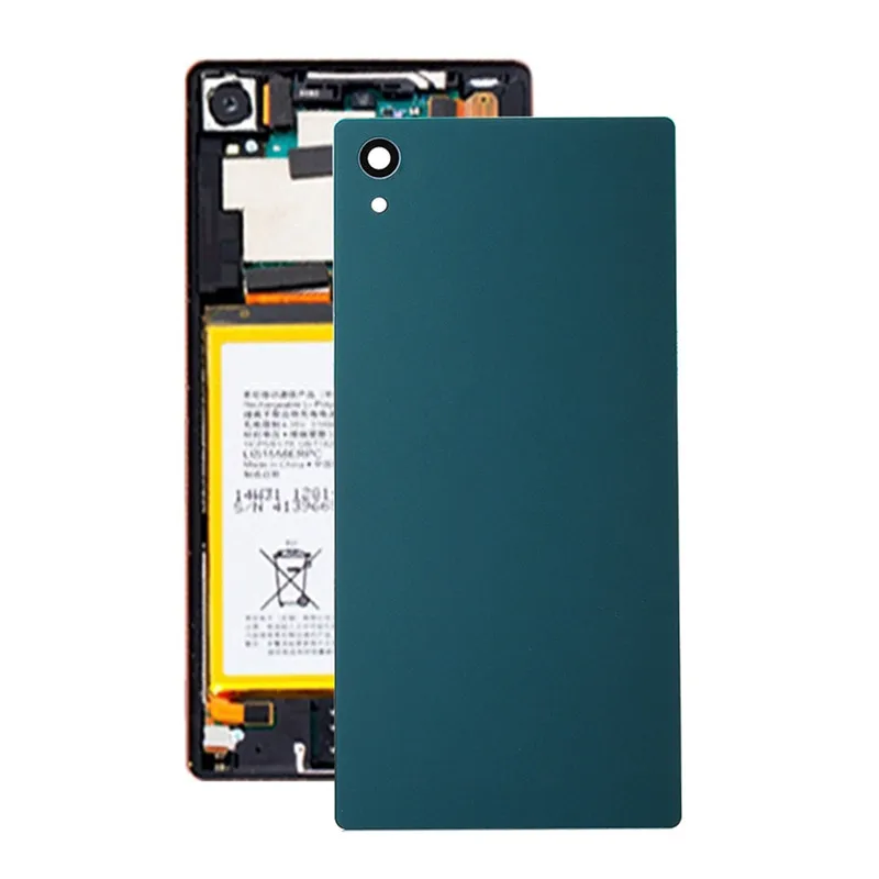 Для Sony Xperia Z5 крышка батарейного отсека задняя дверь корпус+ инструмент для ремонта - Цвет: Зеленый