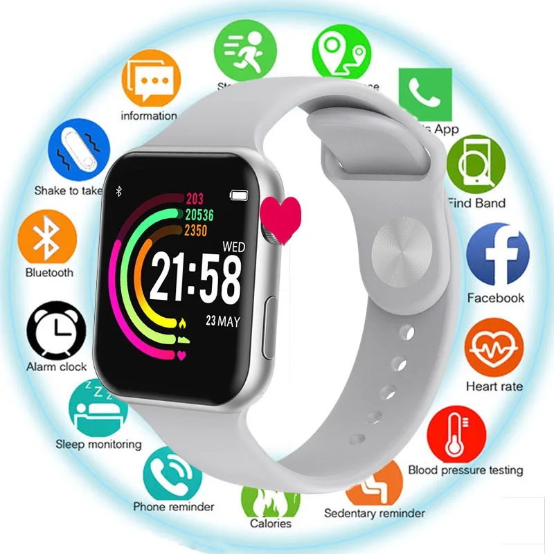 

2019 New F10 Sport Smartwatch 200mAH 1.54" Full Screen Weather Bluetooth Smart Watch for Android iPhone xiaomi phone PK iwo 8 4