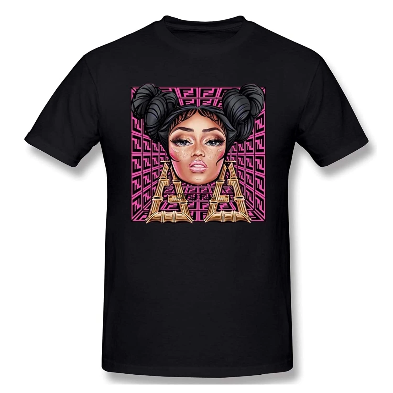 Футболка JohnnyKJayTee мужская с рисунком s Onika-Nicki-Minaj коротким рукавом | Мужская одежда