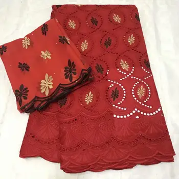

African Cotton Swiss Voile Lace Fabric 070 High Quality Stones Swiss Voile Lace In Switzerland Cheap Cotton African Lace Fabric