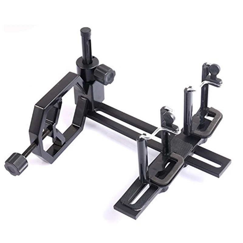 IG-Fully Camera Adapter Smartphone Adapter Telescope Adapter for Binocular Monocular with 2Pcs Phon