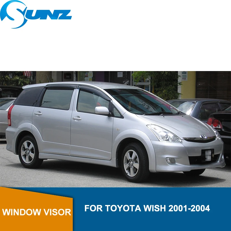 Оконный козырек для Toyota Wish 2001-2004 боковое окно дефлекторы дождь для Toyota Wish 2001 2002 2003 2004 SUNZ