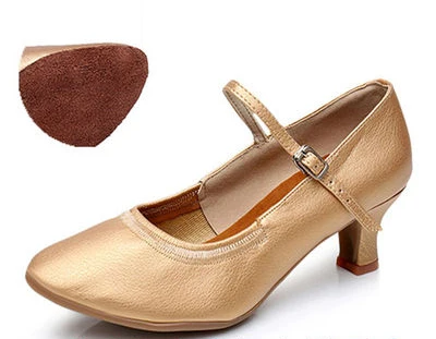 Brown Indoor 7cm Женские туфли для латинских танцев, женские туфли Танго, современные туфли для сальсы для бальных танцев на среднем каблуке, женская обувь, современные танцевальные кроссовки на каблуке, атласная мягкая основа из - Цвет: Brown Indoor 7cm