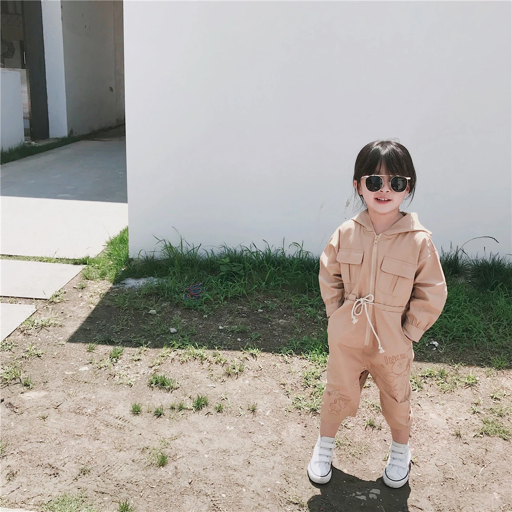 Tonytaobaby 秋服の新ベビー子供服ジャンプスーツジッパー女の赤ちゃんの男の子 ロンパース Aliexpress