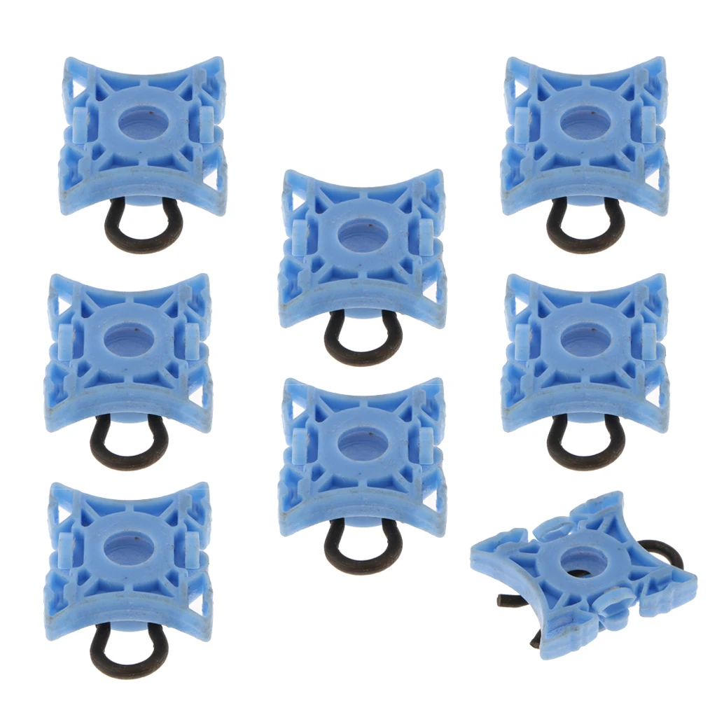 8 pcs Window Regulator Sliding Slider Clips for BMW 51321938884 3 & 5 Series E32 E34 E36 Z3 Z4 E90 E91 E92