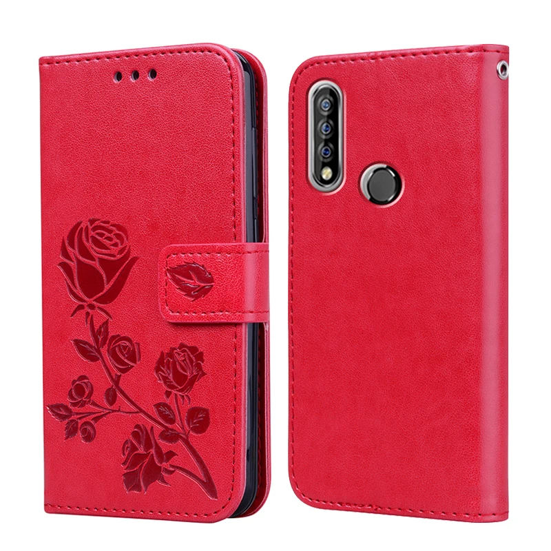 Кожаный чехол для телефона Funda Oukitel C17 Pro Funda кошелек флип чехол для Oukitel C17 Pro mt6763 6,3" силиконовый чехол