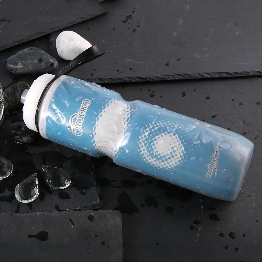 Портативная уличная Изолированная бутылка для воды велосипедный Велосипед Велоспорт Спортивная чашка для воды чайник бутылка для повторного использования 710 мл 24 унции