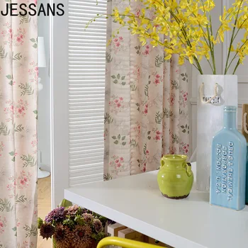 

Dyllic American Curtains Fabric Modern Minimalist Polyester-cotton Printing Suitable for Living Room and Bedroom Curtains