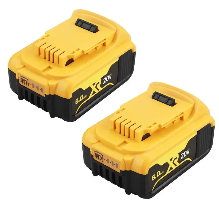 Сменный аккумулятор DCB200 20 в 6000 мАч совместимый с инструментами Dewalt 18 и 20Vot Max XR для