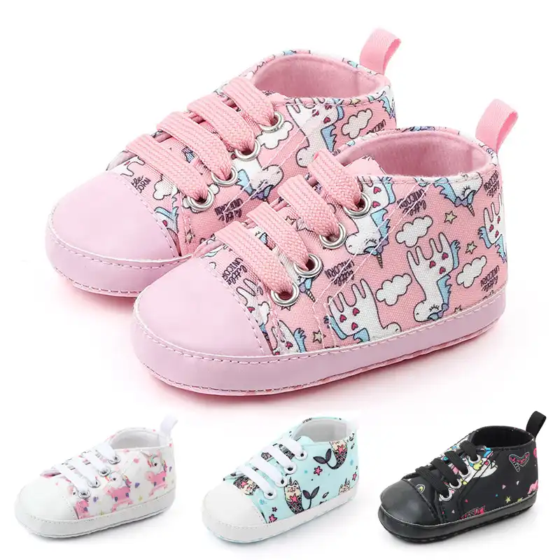 Cute Print Baby Shoes Soft Bottom Anti 