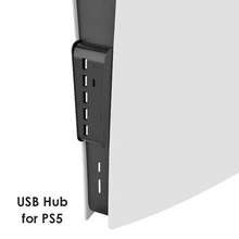 Bộ Chia USB Mở Rộng Hub 5 USB A + Tặng 1 USB C Dành Cho PlayStation 5 Kỹ Thuật Số Phiên Bản Tay Cầm Cho PS5 Hub USB