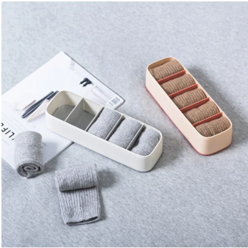 

1Pc Underwear Socks Storage Box Drawer Type Home Put Socks Divide Boxed Finishing Boxes Ties Socks Bra Storage Box