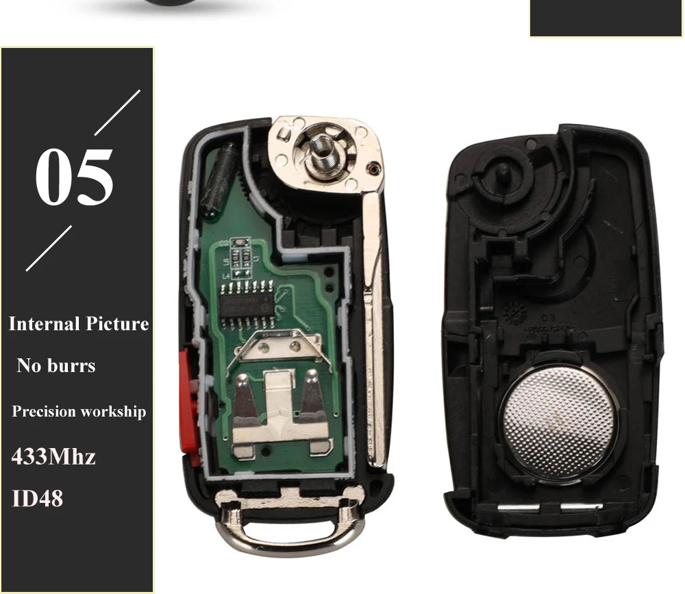 Keyforkess 5K0837202AD 434Mhz ID48 5 Bottoni di Vibrazione Fob Chiave Per VW Sharan Multivan Caravelle Auto Chiave A Distanza di Sostituzione del Telecomando 17 Keyforkess 5K0837202AD 434Mhz ID48 5 Bottoni di Vibrazione Fob Chiave Per VW Sharan Multivan Caravelle Auto Chiave A Distanza di Sostituzione del Telecomando - H520c1e30b372444489a0b6b9fdd931c9n