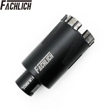 

FACHLICH 1pc Dia 50mm Diamond Drilling Core Hole Cutter Laser Welded Dry Diamond Hole Saw Dry Drill Core Bits for Angle Grinder