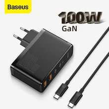 Baseus 100W Gan Charger Pd Qc 4.0 3.0 Usb Fast Charger Type C Quick Opladen Usb C Telefoon Oplader voor Iphone 12 Pro Max Macbook