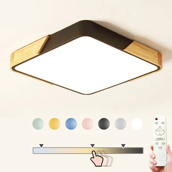 

Ultrathin Lamp Macaroon Color Square LED Mounted Modern Down Lighting LED Ceiling Panel Light for Home Deco Light Fixtures