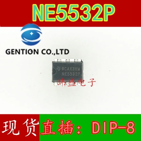 50PCS NE5532P double low noise operational amplifier DIP-8 NE5532 in stock new and original