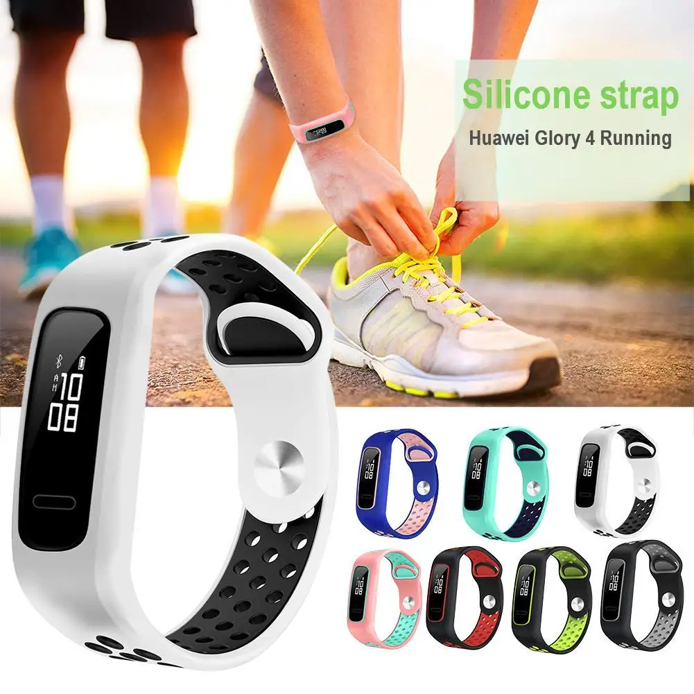 Силиконовый сменный ремешок для Honor Band 4 смарт браслет Huawei HONOR Running/3E/AW70
