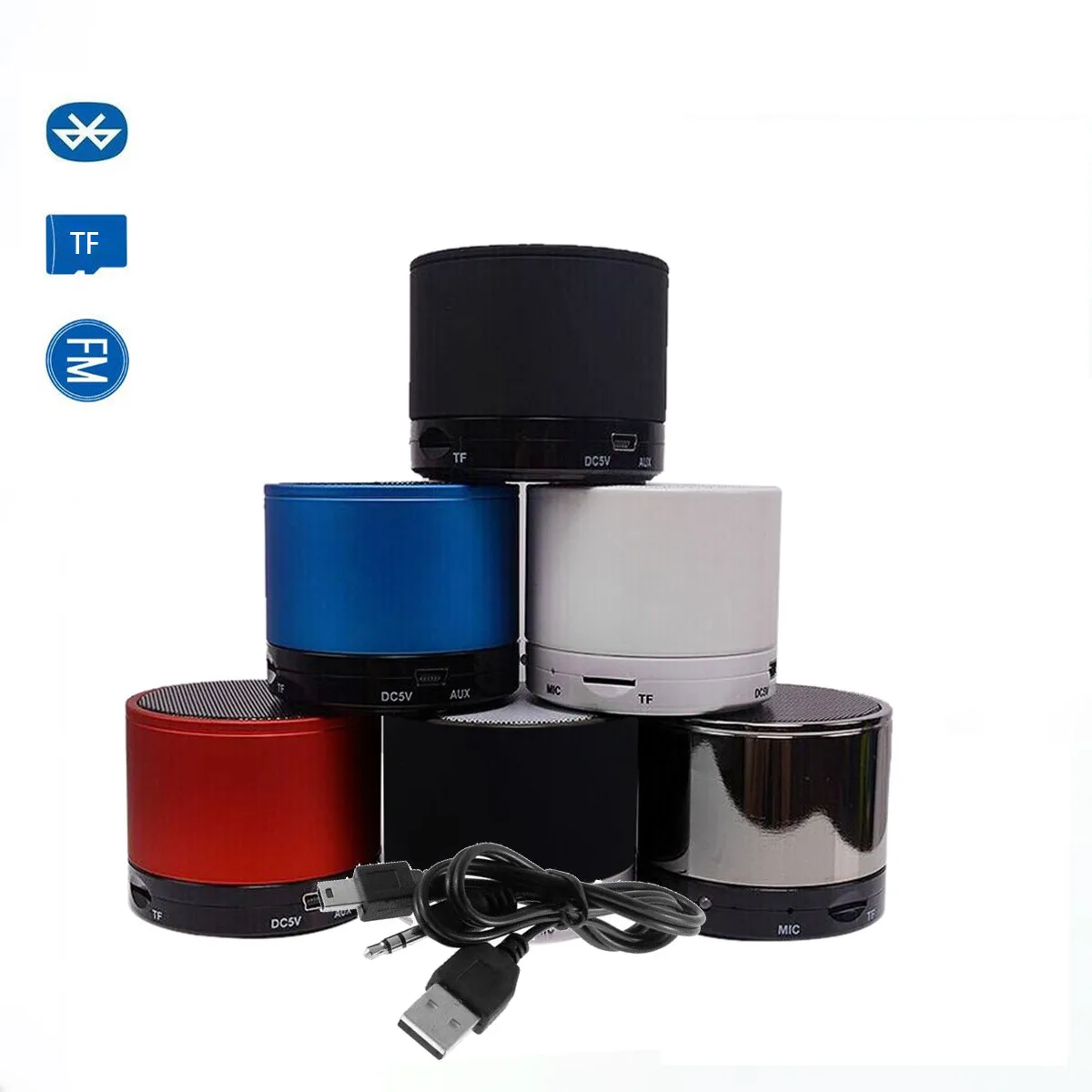 VOBERRY Колонка стерео бас динамик портативный мини Bluetooth беспроводной динамик s Usb для IPhone/samsung/Tablet PC